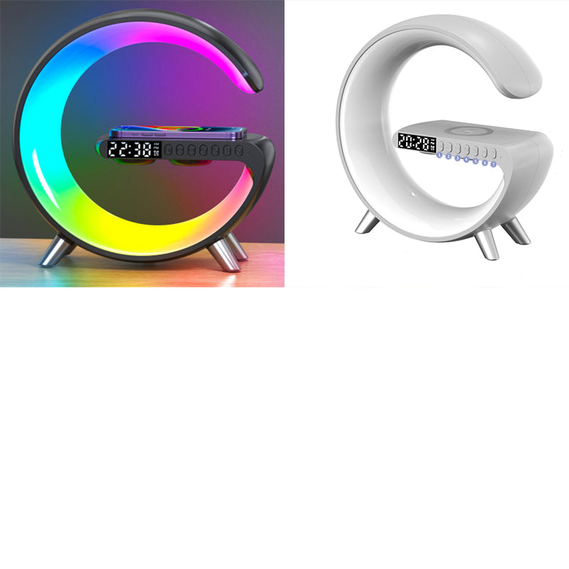 2023 New Intelligent G Shaped LED Lamp Bluetooth Speaker Wireless